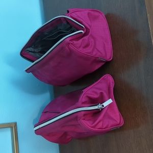 2 Pink Ikea toiletry bags